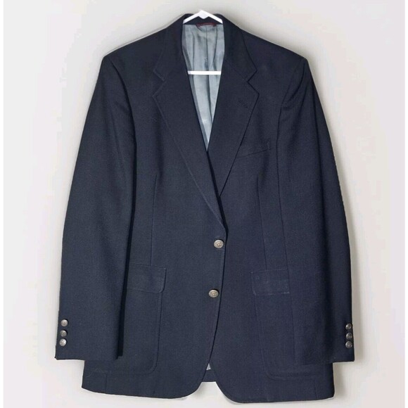 Hart Schaffner Marx Jack Nicklaus Golden Bear Blazer Size 42R Sports Coat Blue - Picture 1 of 16